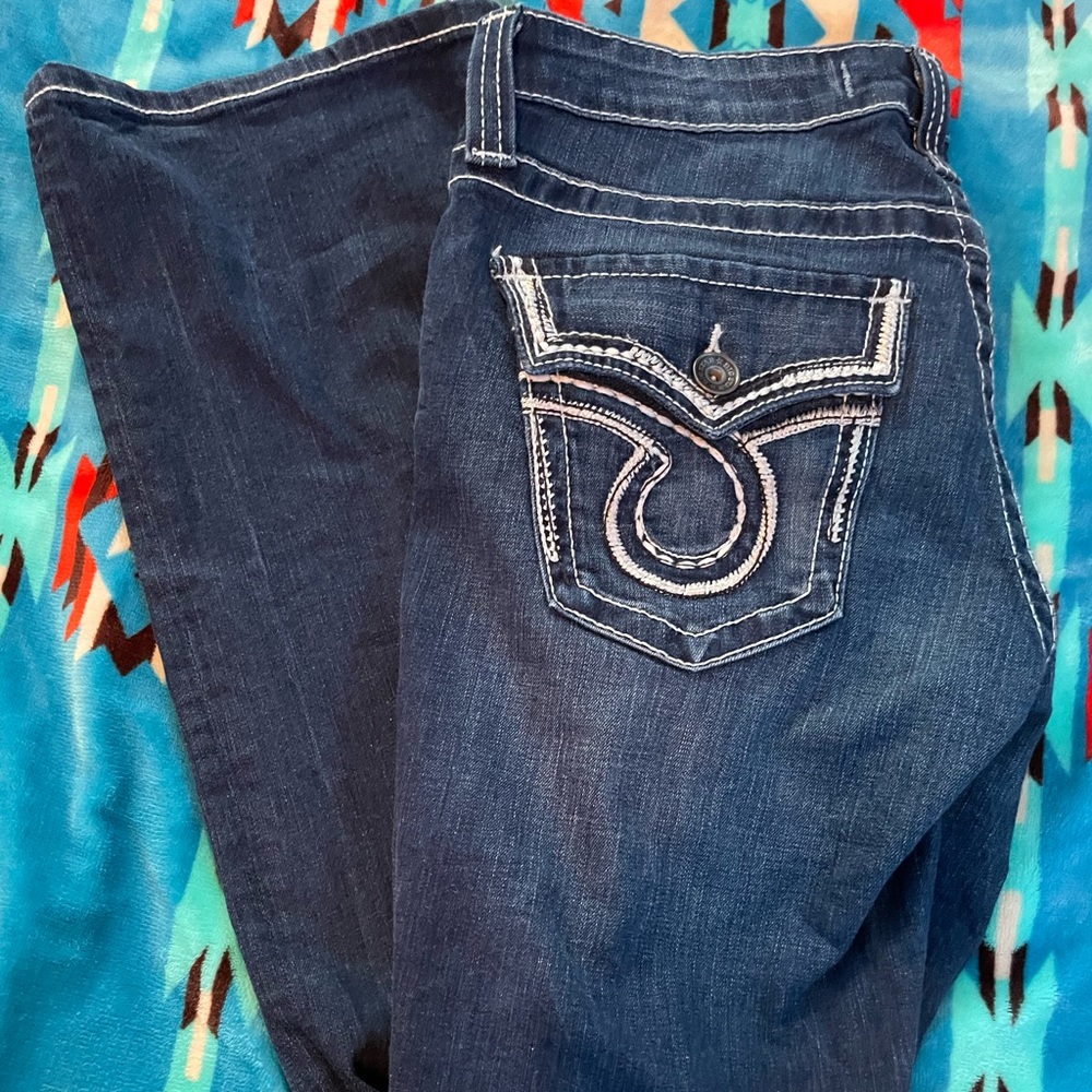 Big star remy low rise jeans.